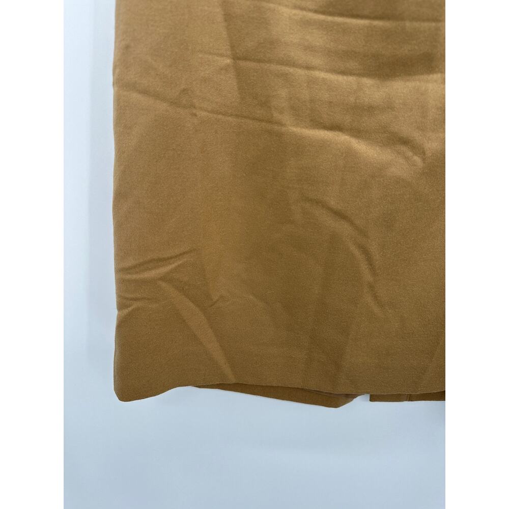 Talbots Women Tan Brown Wool Blend Pencil Skirt Size 2P Career Office Capsule - Picture 3 of 7